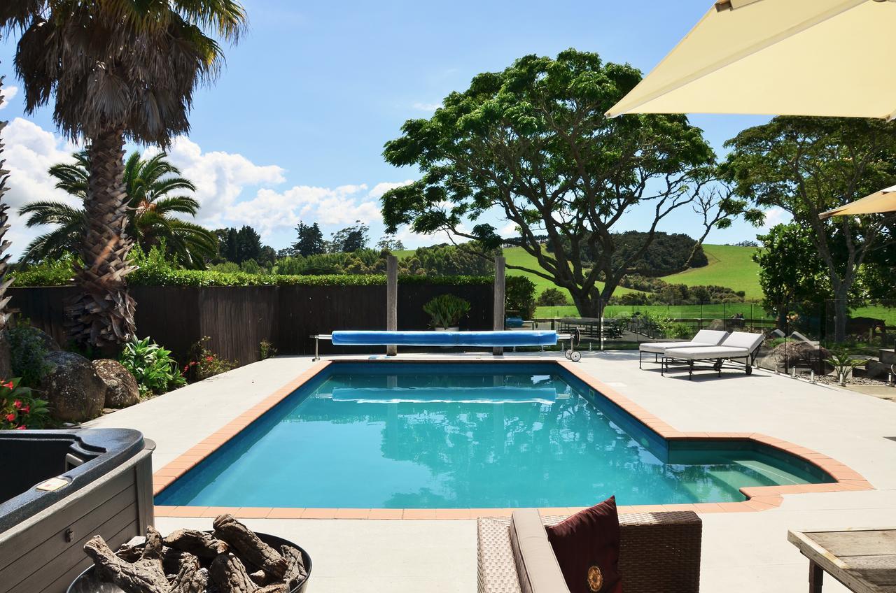 Quail Lodge Nz Snells Beach Exteriör bild
